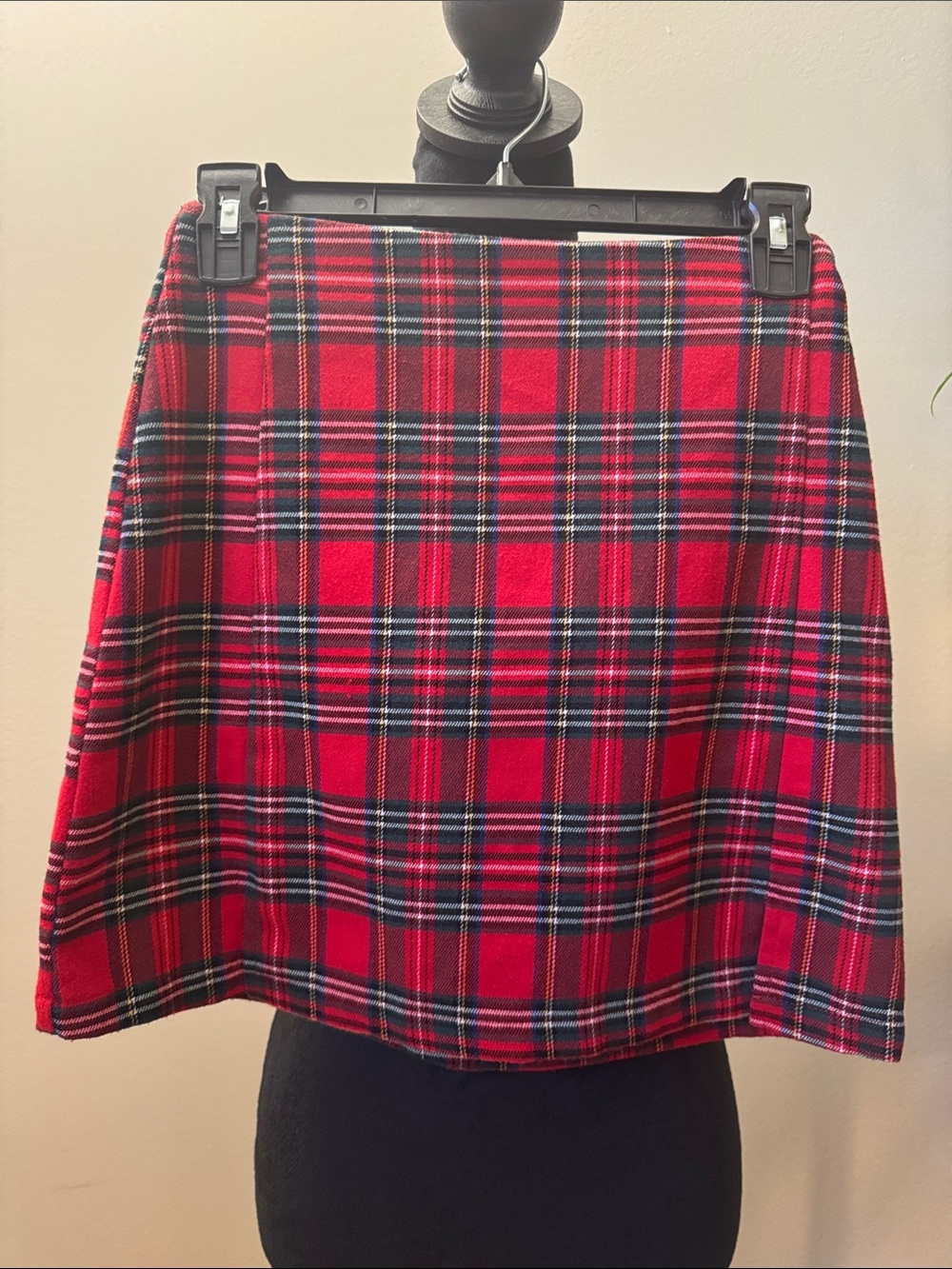 Red Plaid Mini Skirt - Classic Tartan Mini